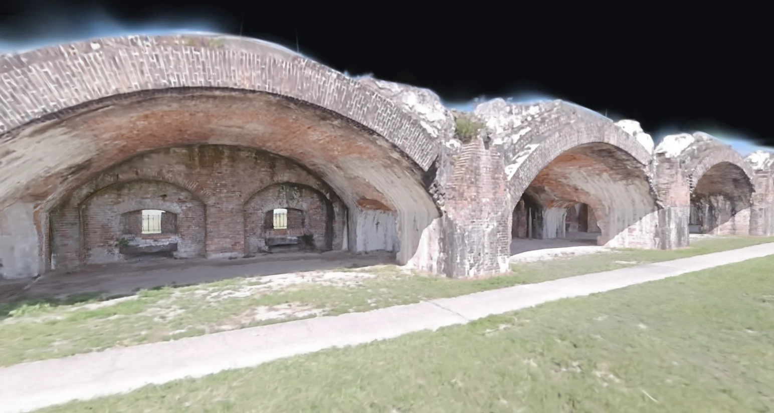 The same scan rendered as a 3DGS splat